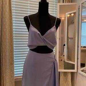 by the way. Periwinkle blue wrap dress